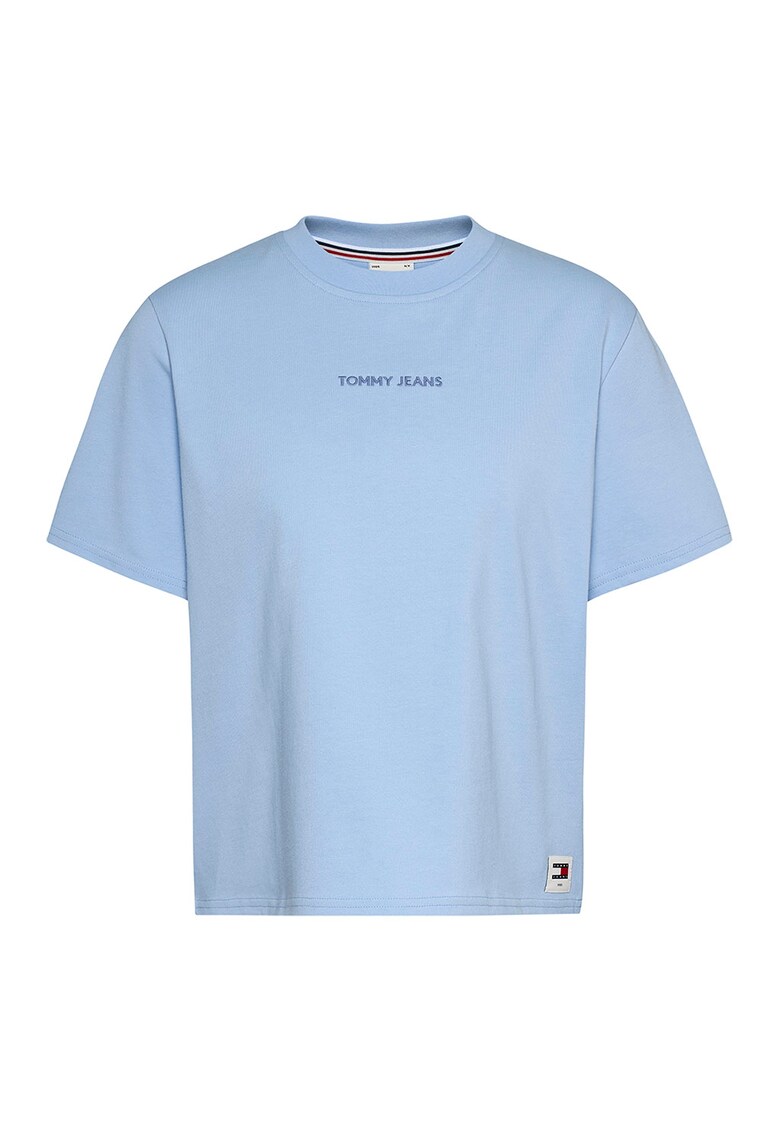 Tricou din bumbac cu detaliu logo