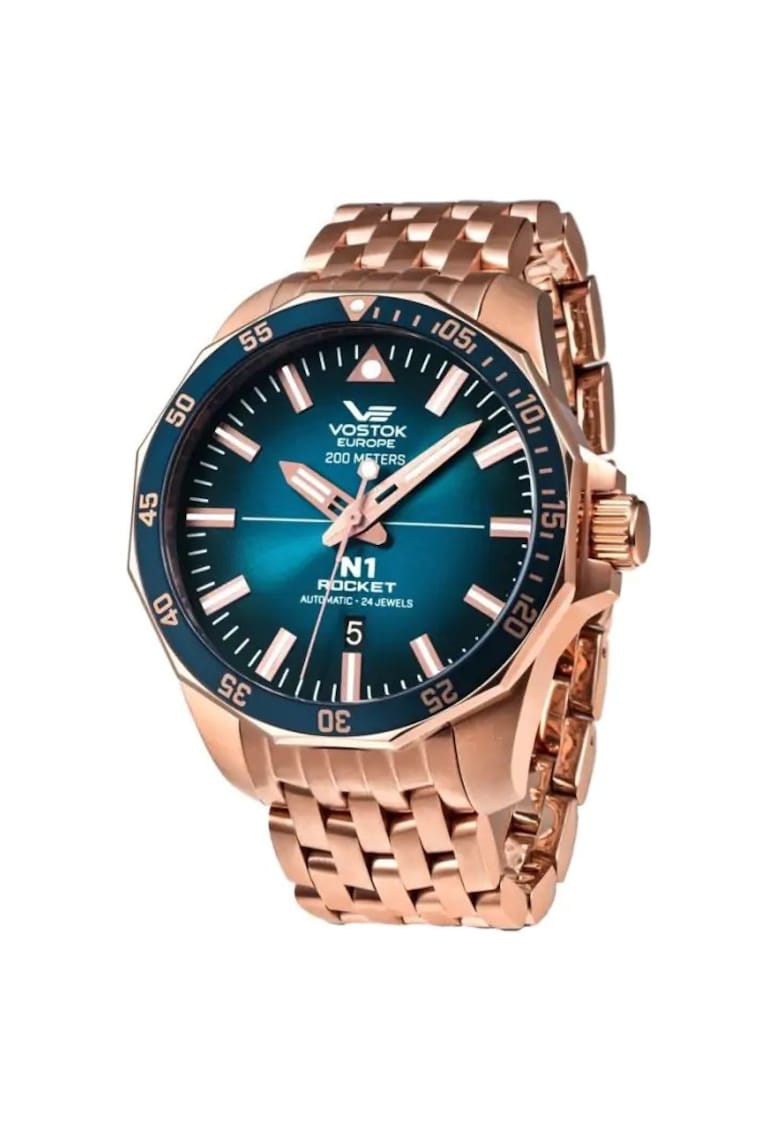 Ceas barbati - Inox - Rose Gold