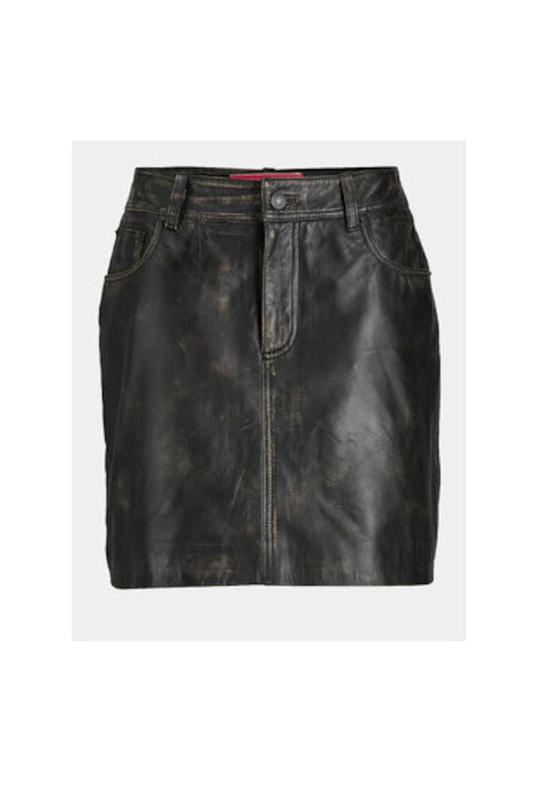 Fusta dama - 303534110 - Piele Ecologica - M INTL - Negru