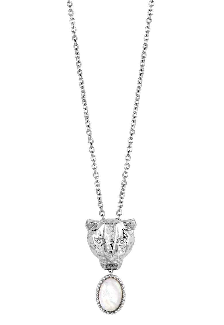 Colier din otel inoxidabil cu pandantiv in forma de jaguar