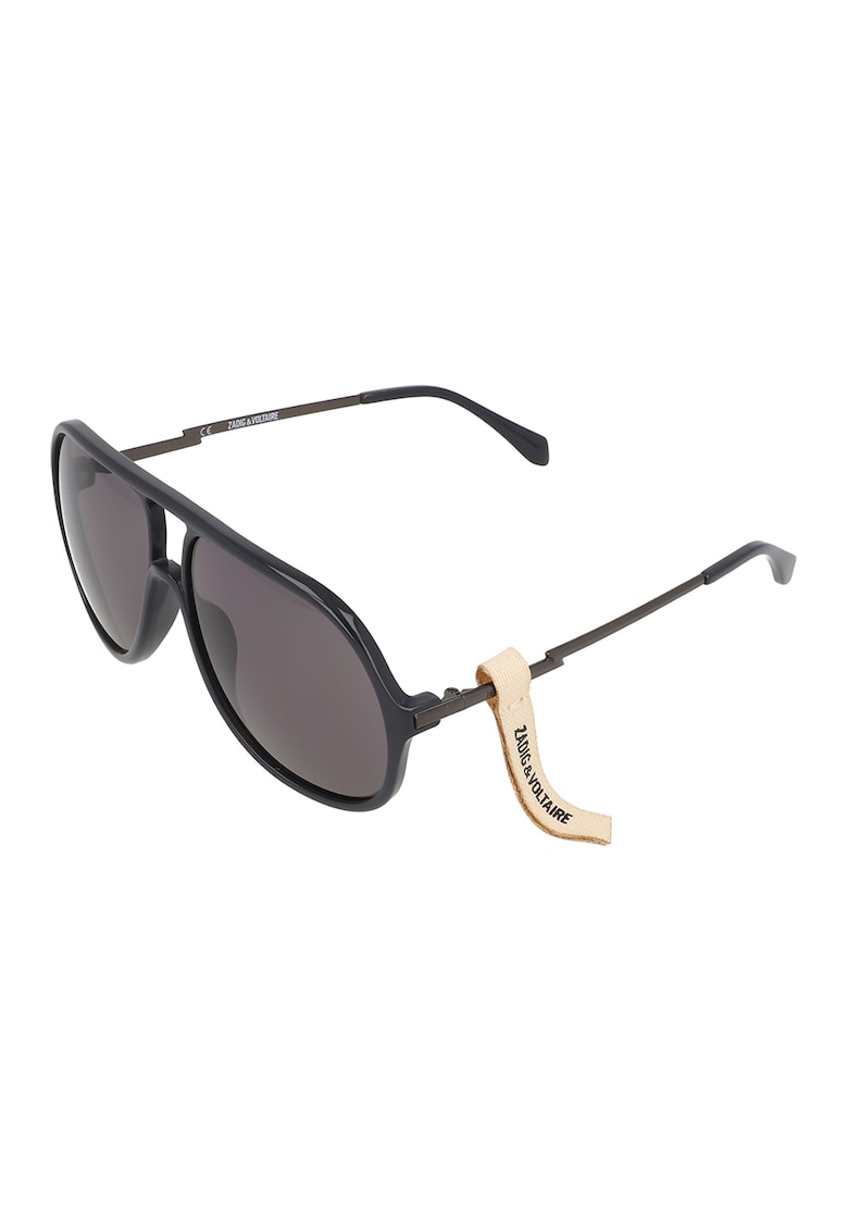 Ochelari de soare aviator unisex cu lentile fumurii