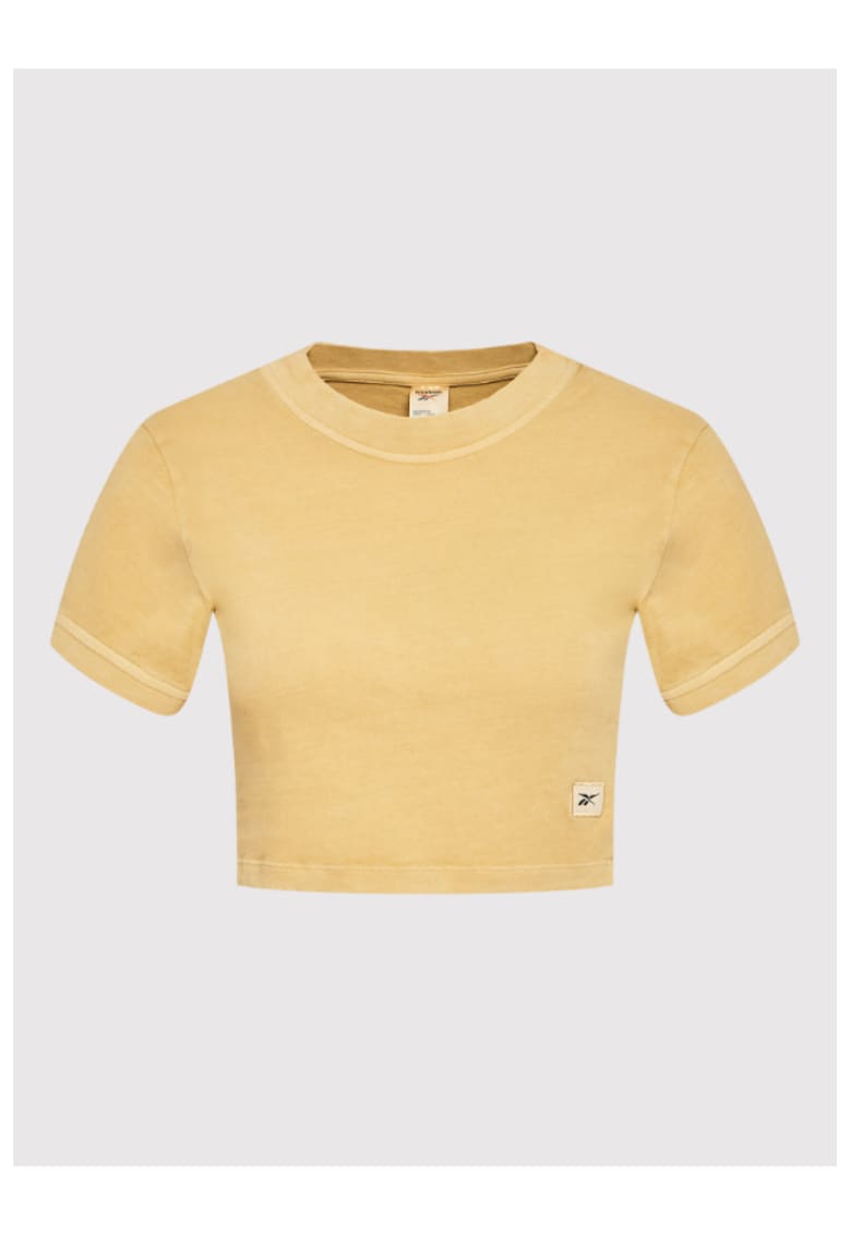 Tricou dama - 300003060 - Bumbac - Galben