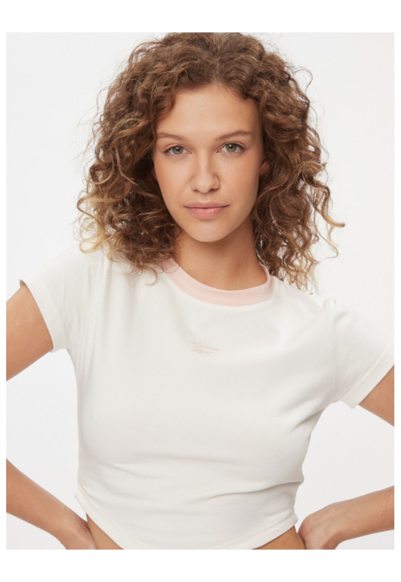 Tricou dama - 302533879 - Bumbac - Alb