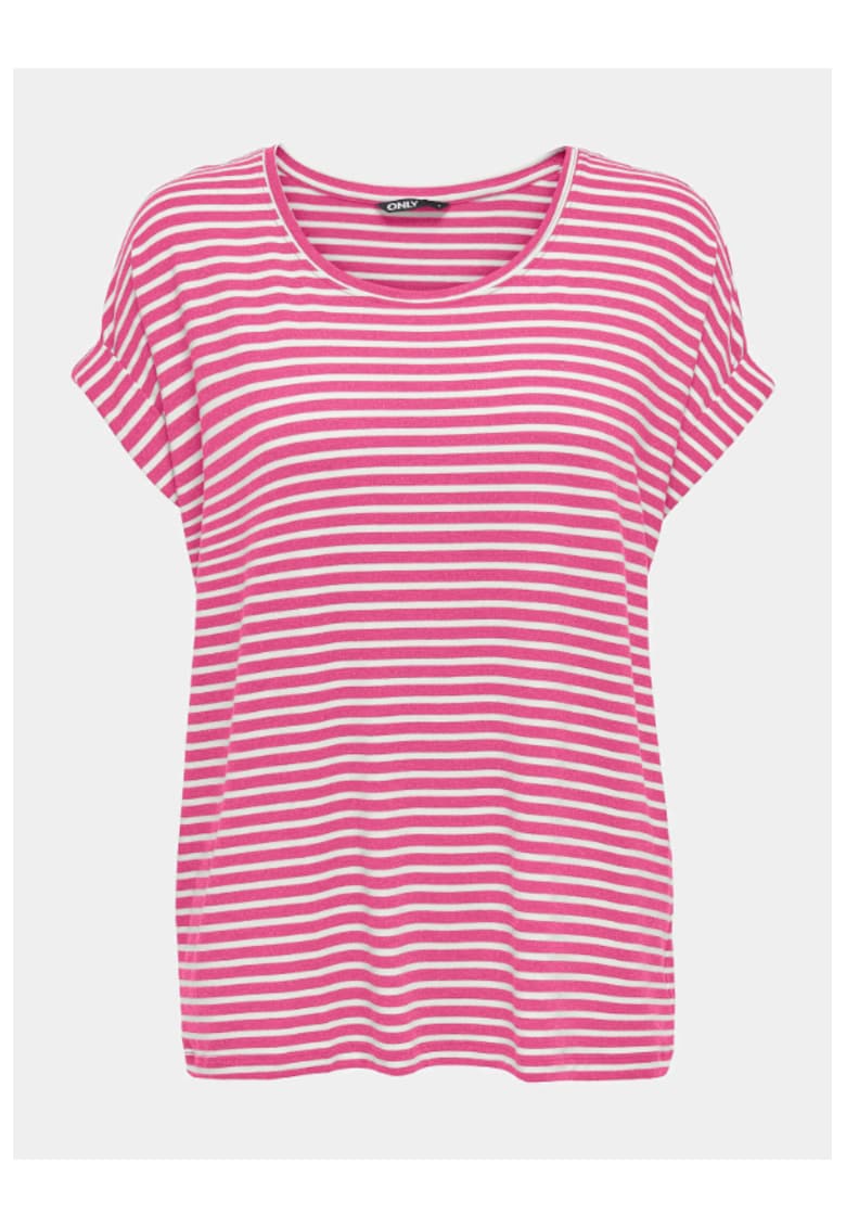 Tricou dama - 303602161 - Viscoza - Roz
