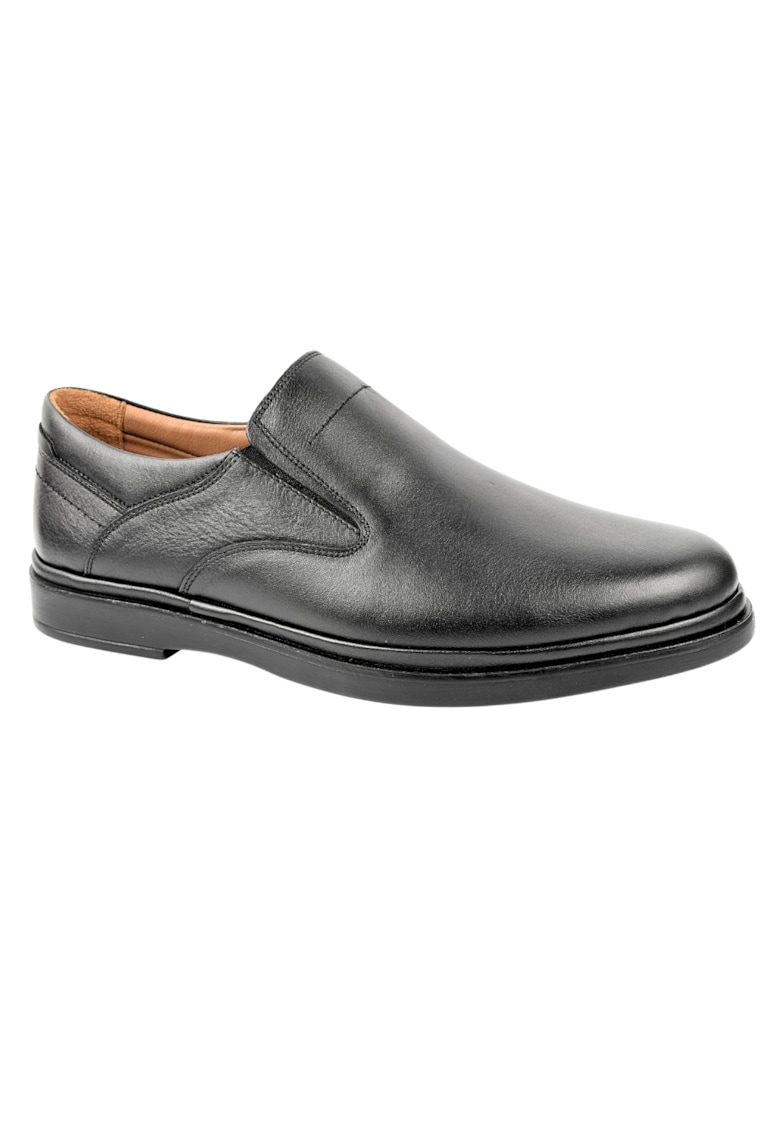 Pantofi casual - barbati -  GR0326-175 negru - piele naturala Pantofi casual - barbati -  GR0326-175 negru - piele naturala