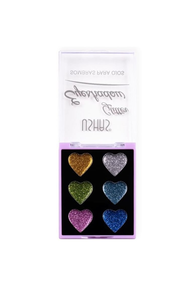 Paleta Machiaj Glitter -  6 Culori - 02 - 9 g