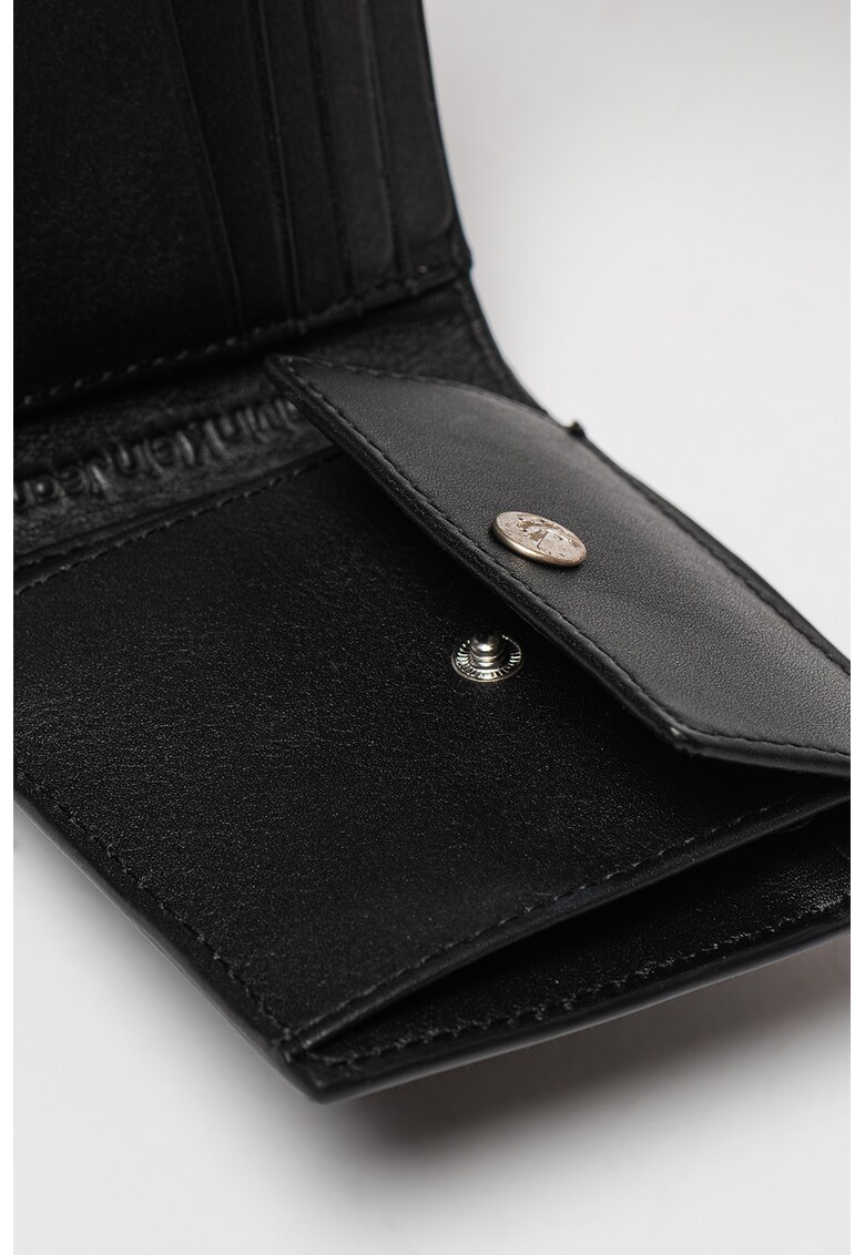 Portofel de piele cu monograma si protectie RFID