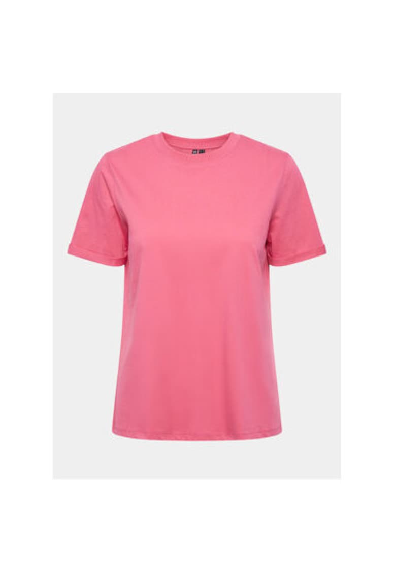 Tricou dama - 303428808 - Bumbac - Roz