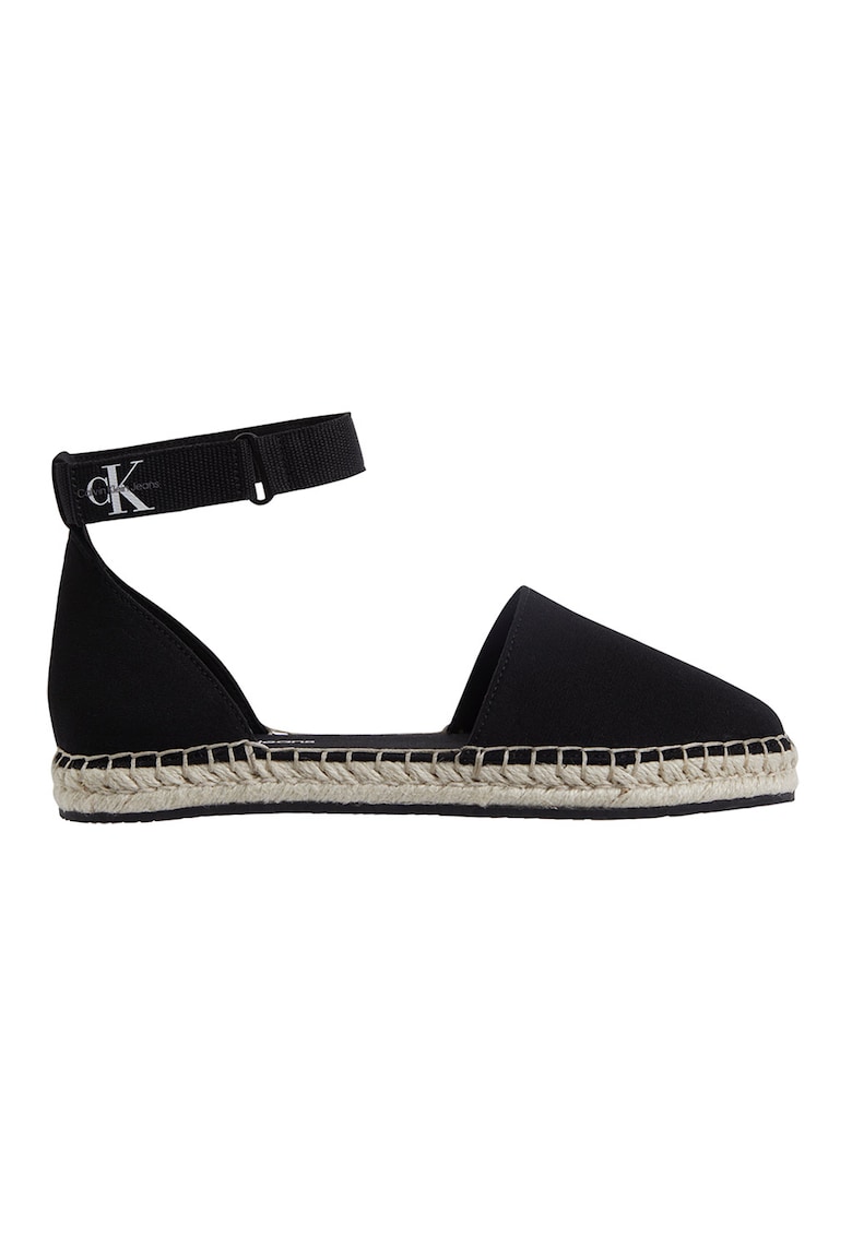 Sandale-espadrile cu inchidere velcro