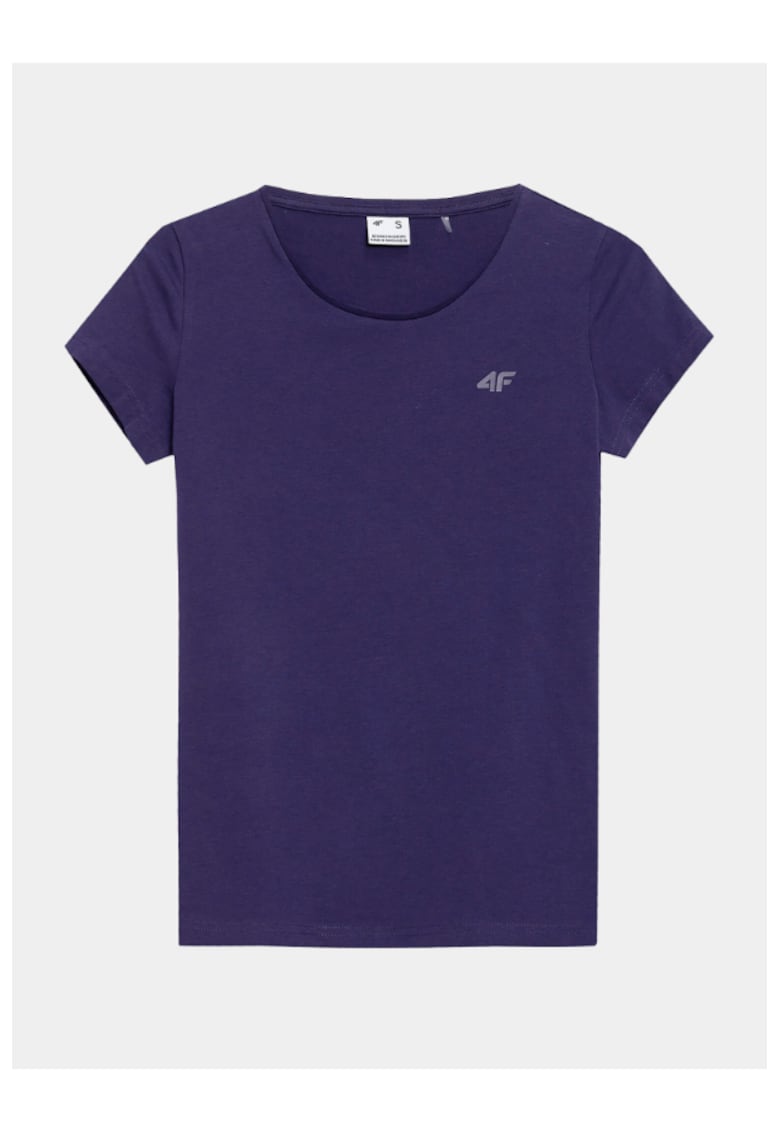Tricou dama - 302882502 - Bumbac - Albastru