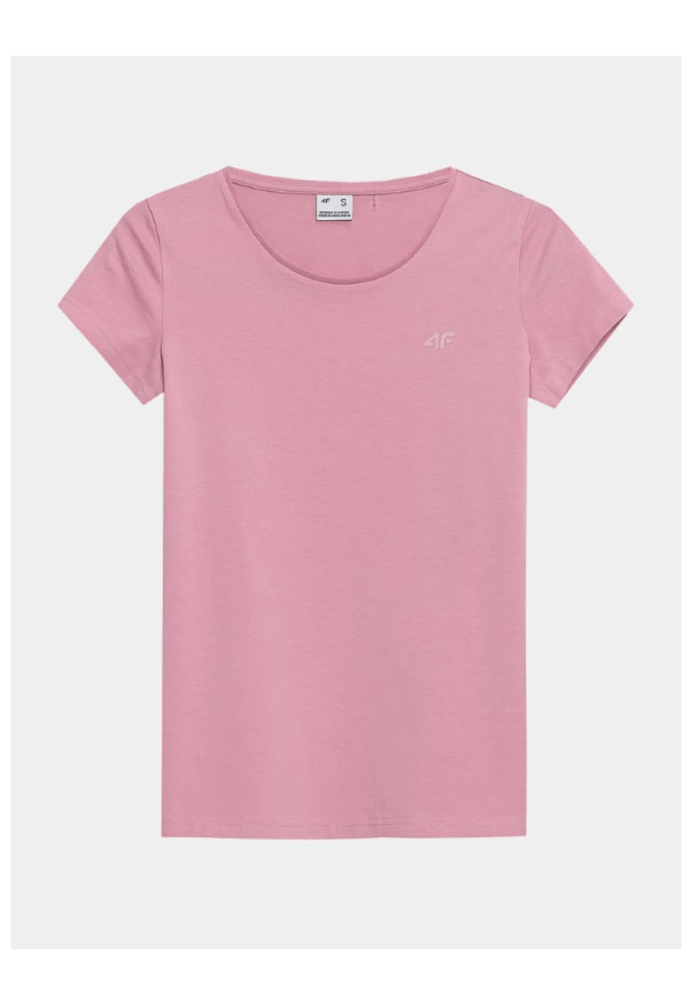 Tricou dama - 302882564 - Bumbac - Roz