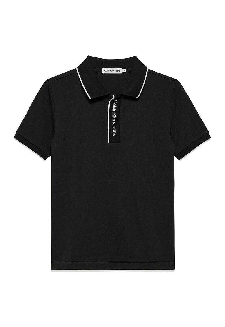 Tricou polo din material pique