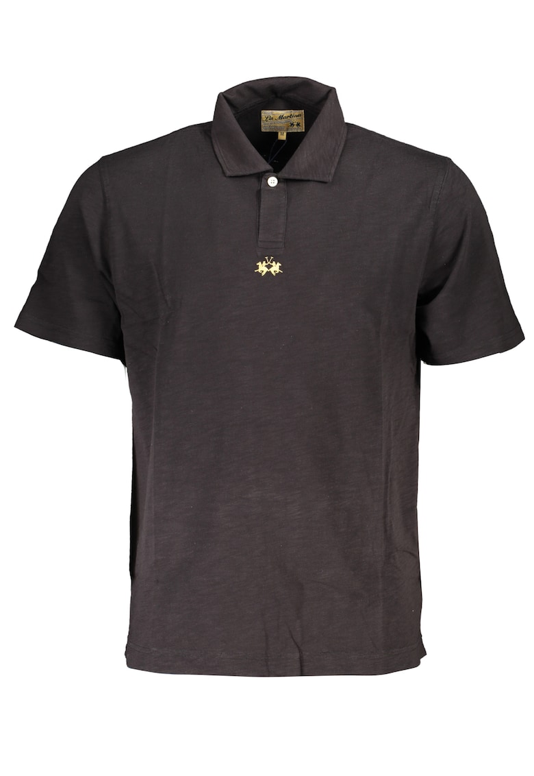 Tricou polo barbati -  100% Cotone - Negru - 23081