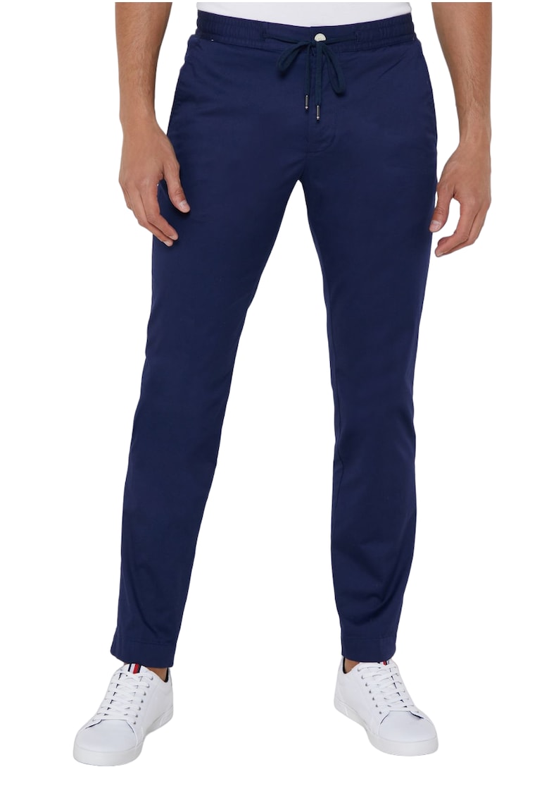 Pantaloni chino cu snur in talie Active Flex Pantaloni chino cu snur in talie Active Flex