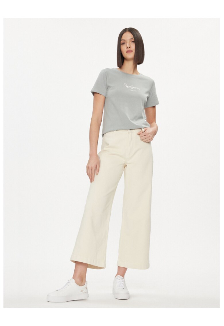 Tricou dama - 303438524 - Bumbac - Verde