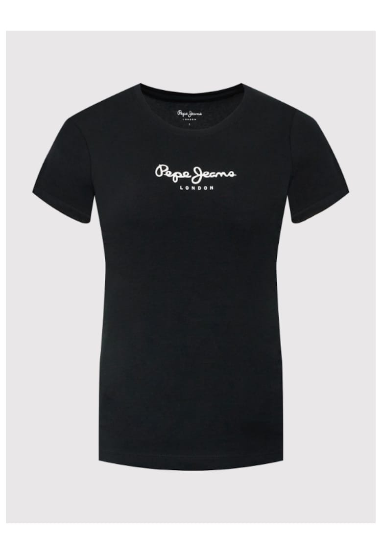 Tricou dama - 300063927 - Bumbac - Negru