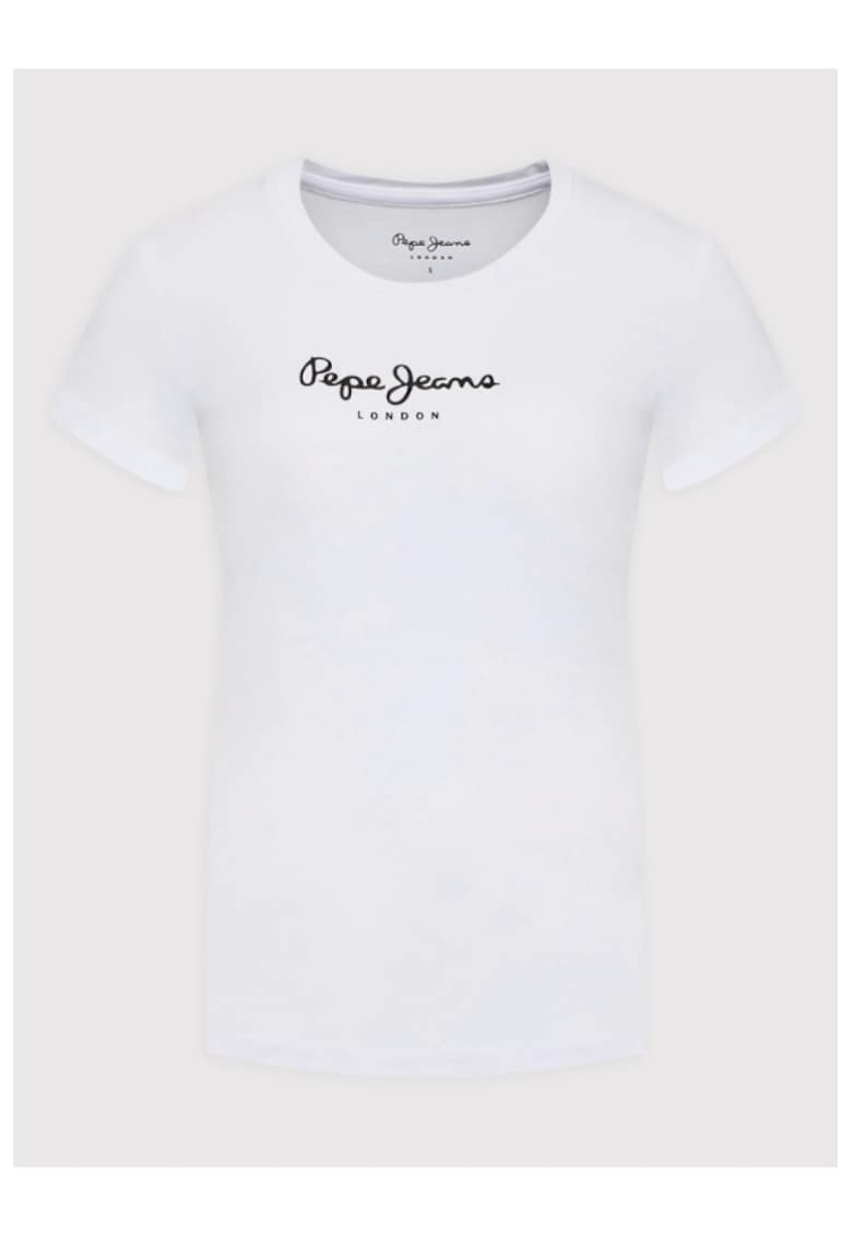 Tricou dama - 300063903 - Bumbac - Alb