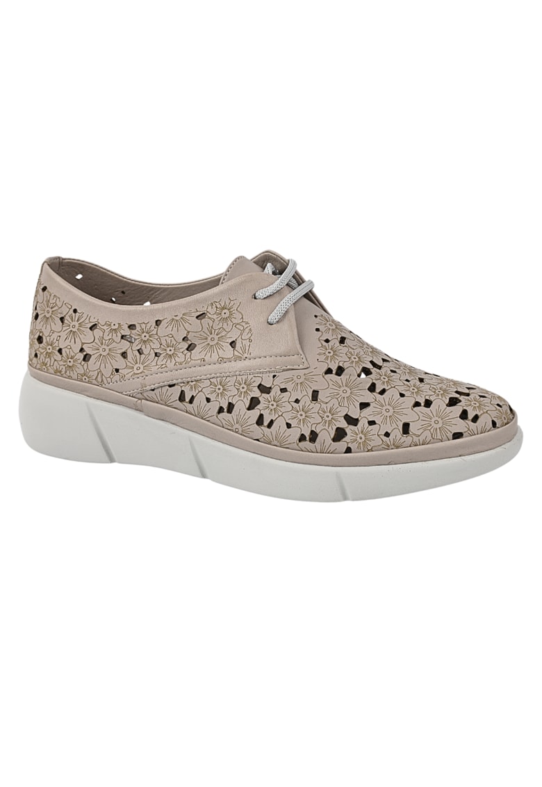 Pantofi casual - dama -  627-L-88 gri - piele naturala Pantofi casual - dama -  627-L-88 gri - piele naturala