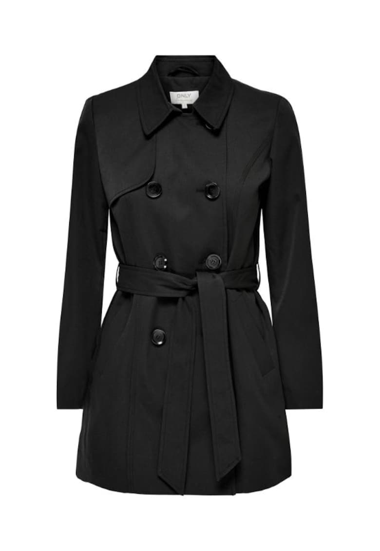 Trenci dama - 301826941 - Poliester - Negru - Negru