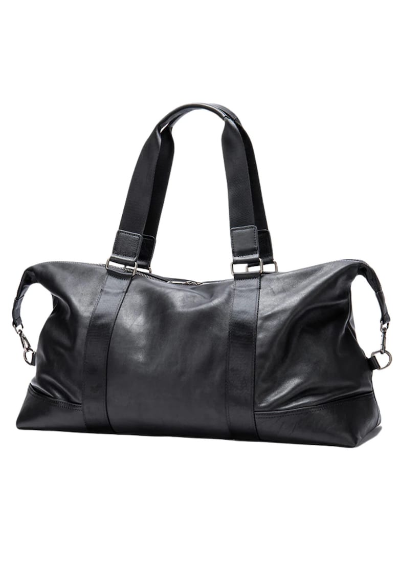 Geanta de voiaj - fitness - piele naturala premium - - Black Edition