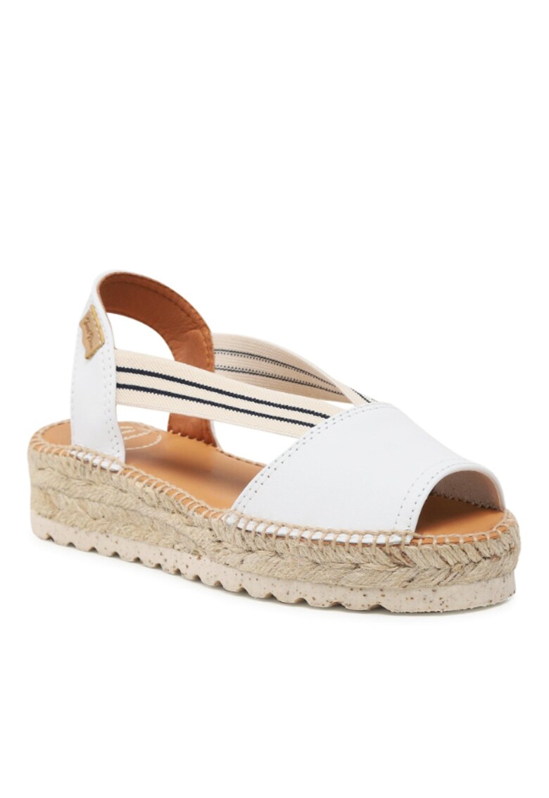 Sandale dama Piele naturala - 302774609 - Alb