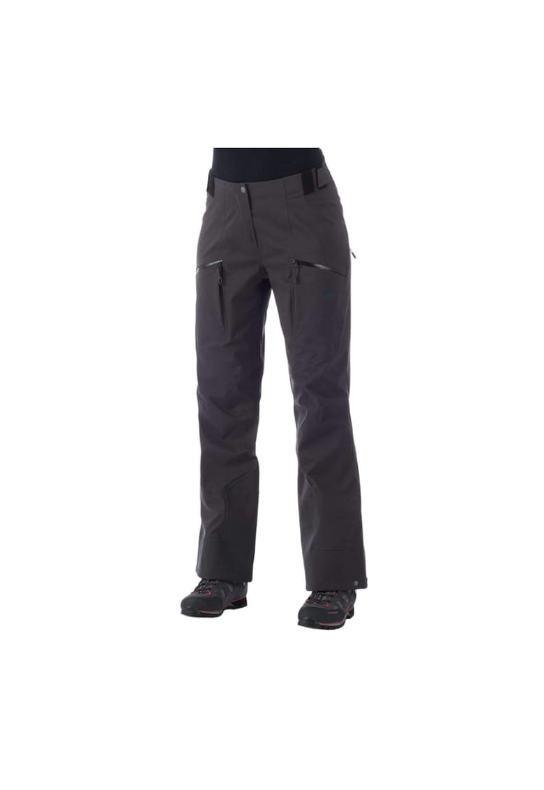 Pantaloni de schi dama - Poliester - Negru - L
