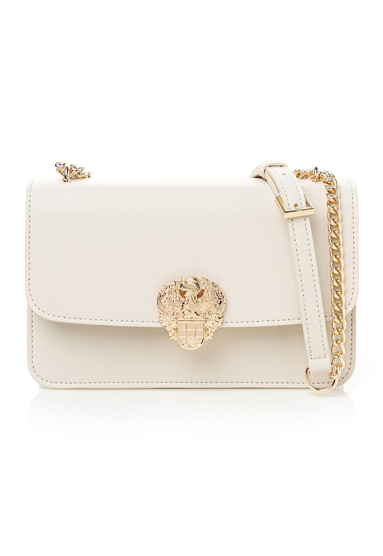 Geanta crossbody din piele ecologica cu bareta din lant