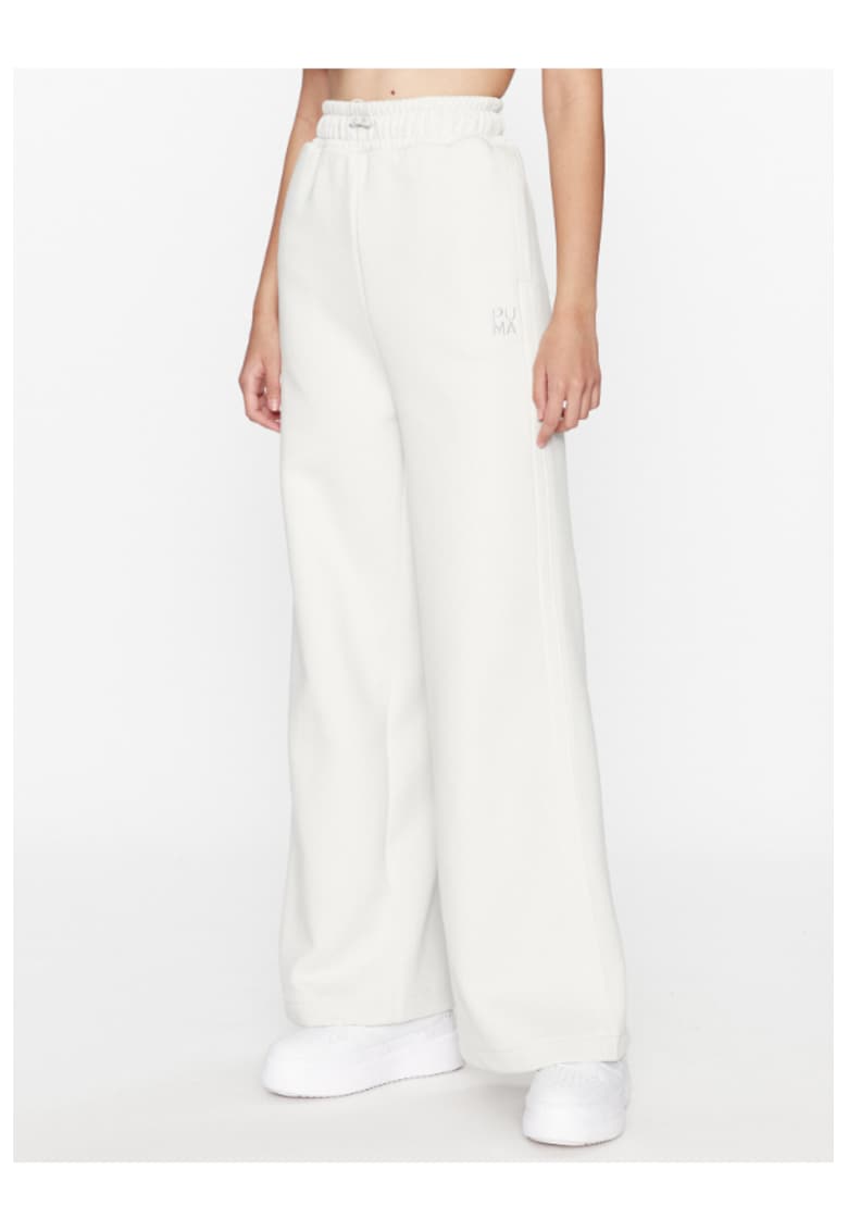 Pantaloni dama - 302587315 - Bumbac - Gri