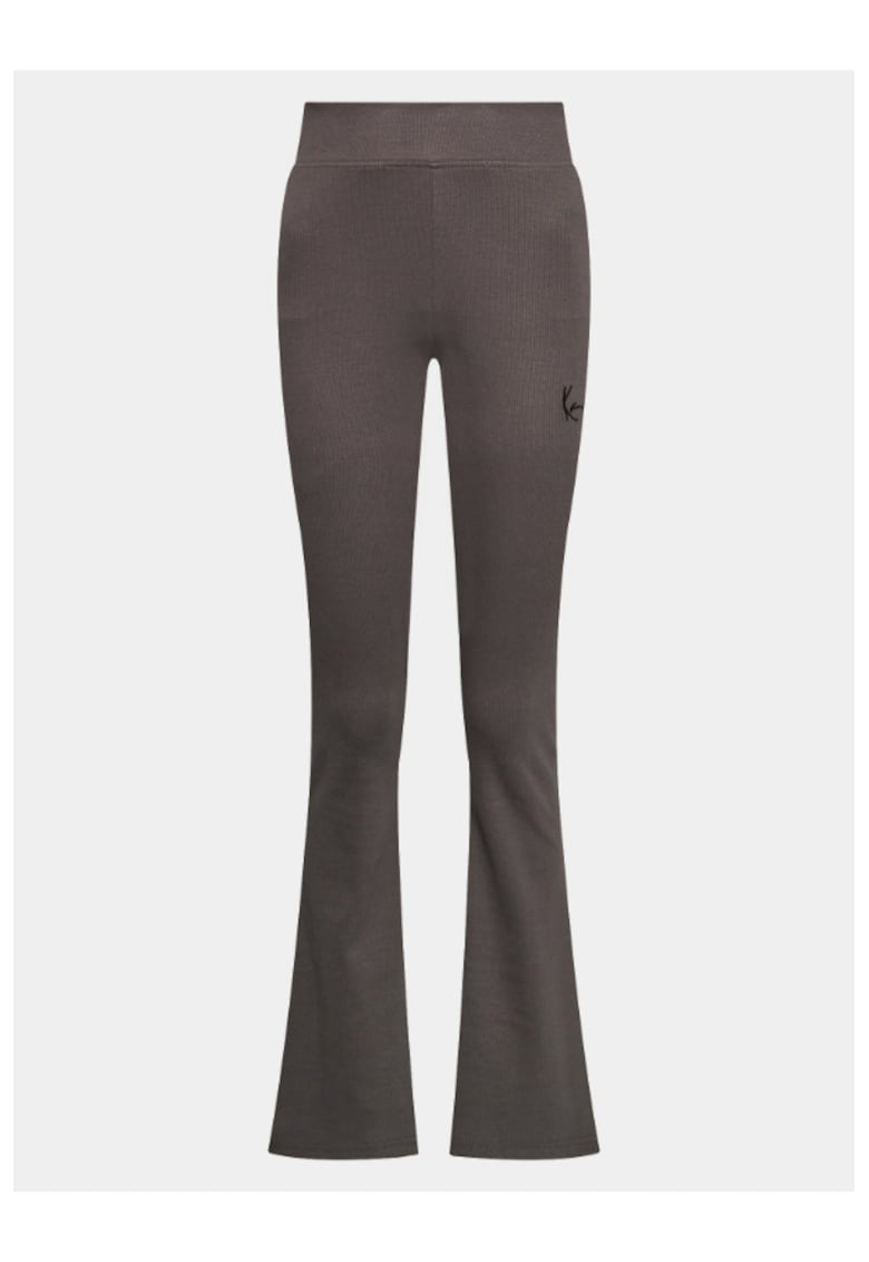 Pantaloni dama - 303162924 - Bumbac - Gri