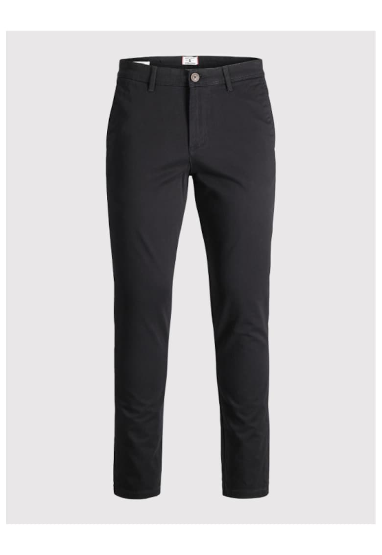 Pantaloni barbati - 209732306 - Bumbac - Negru