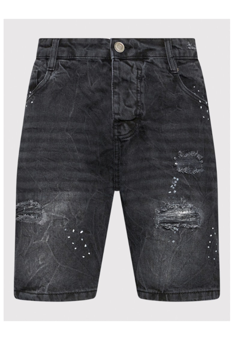 Pantaloni scurti din denim barbati - 300634288 - Bumbac