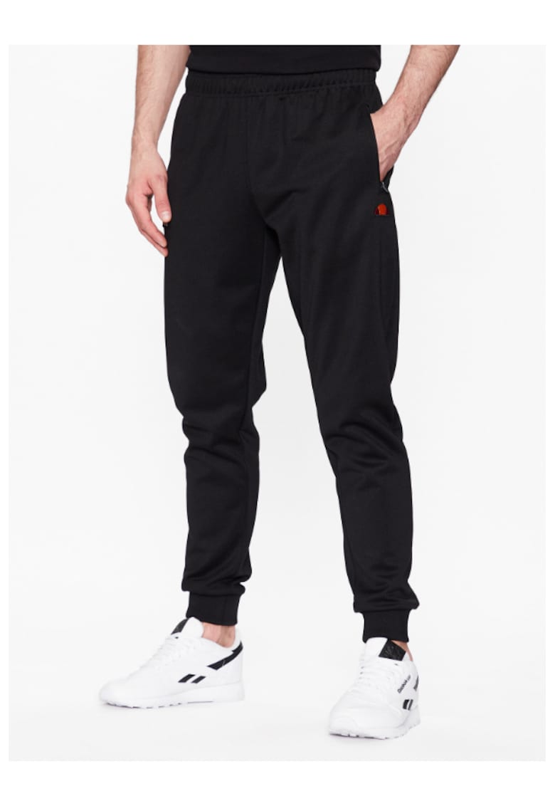 Pantaloni sport barbati - 302875108 - Bumbac - Negru