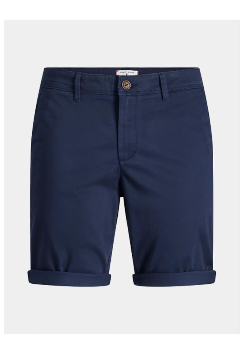 Pantaloni scurti barbati - 208774109 - Bumbac - Bleumarin