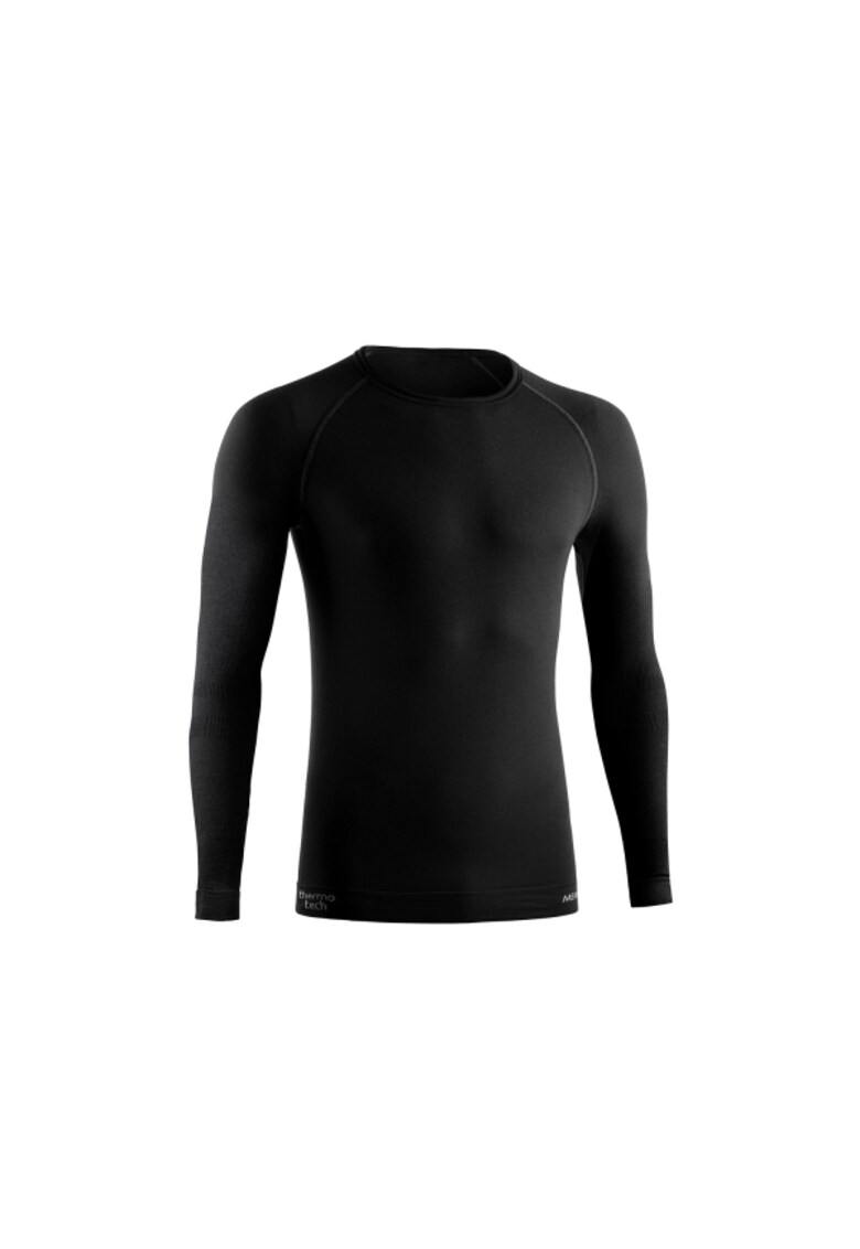 Tricou termic cu maneca lunga barbati - Merino Lite - negru