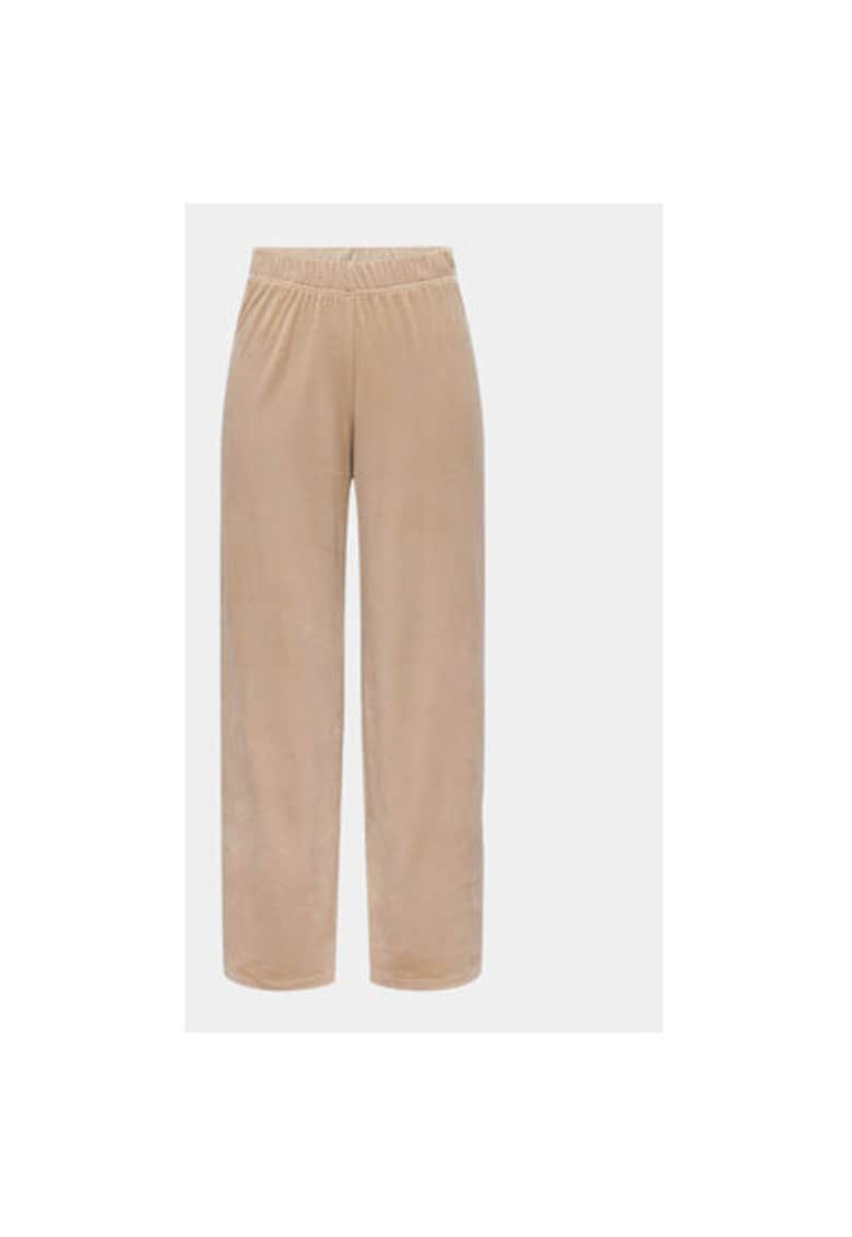 Pantaloni dama - 303391096 - Poliester - Bej - Bej