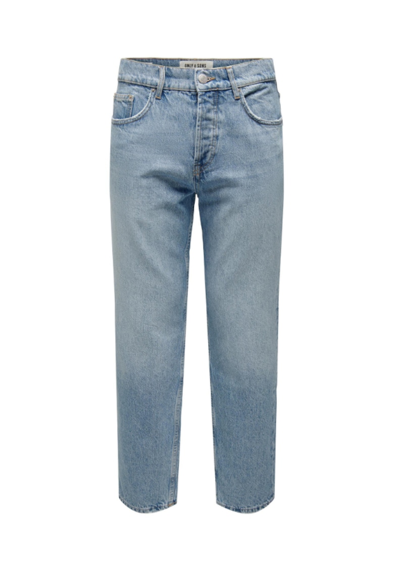 Blugi barbati - 302521715 - Bumbac - Albastru