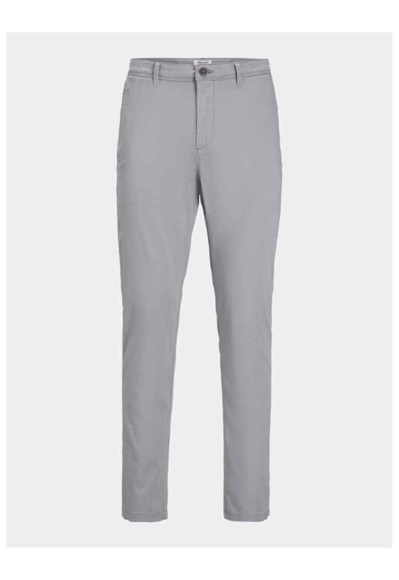 Pantaloni barbati - 303258566 - Bumbac - Gri