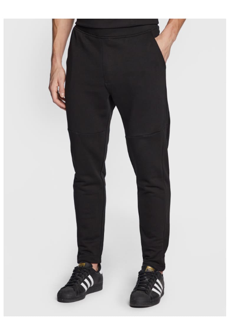 Pantaloni de trening barbati - 301159087 - Bumbac - Negru