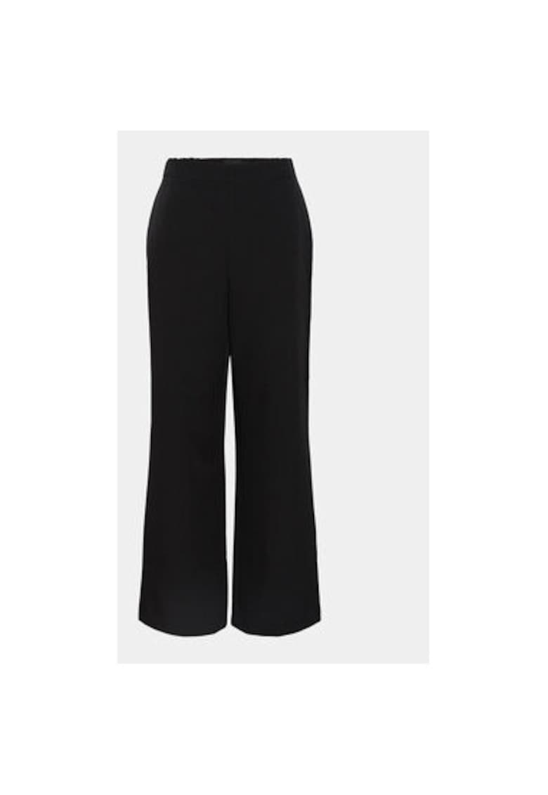 Pantaloni dama - 303433338 - Poliester -Negru