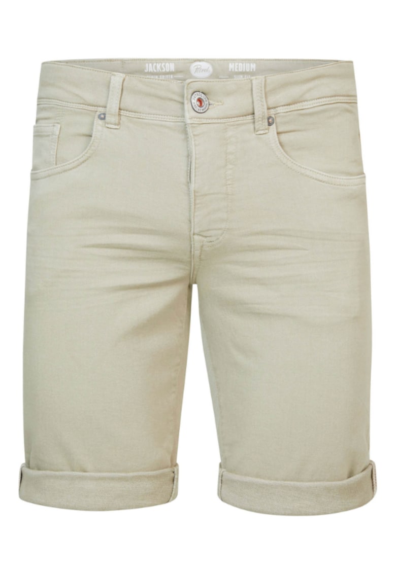 Pantaloni scurti din denim barbati - 302356973 - Bumbac - Bej