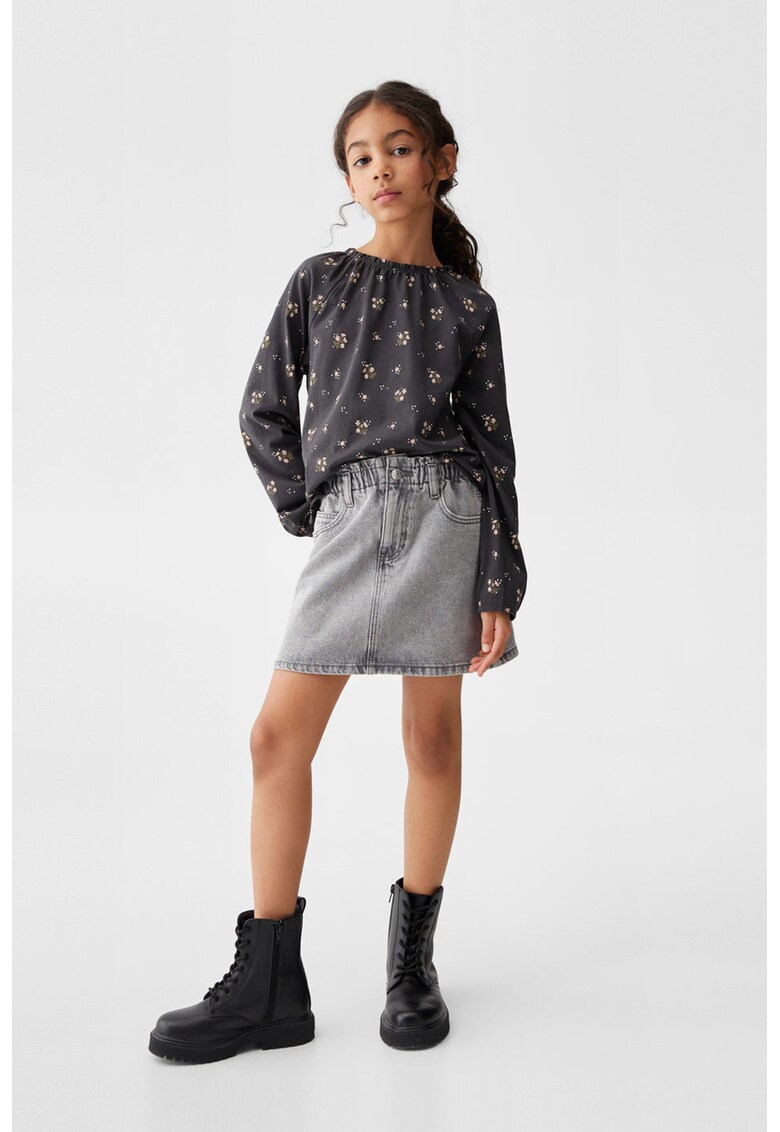 Bluza din bumbac cu model floral Norma