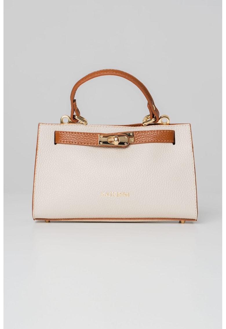 Geanta LARA - Maro/Bej