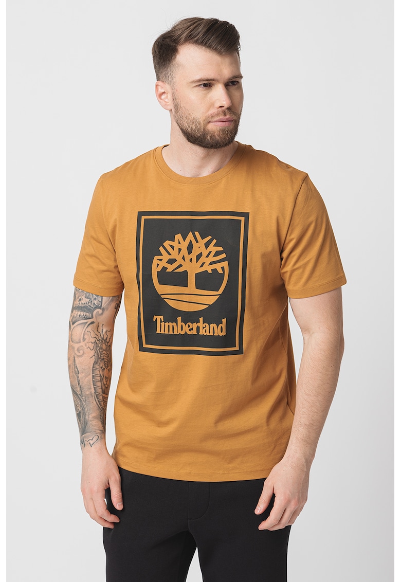 Tricou din bumbac cu imprimeu logo