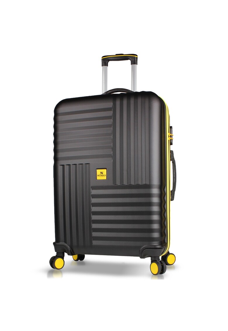 Troler PLEBSAH - Negru - 77 x 51 x 28
