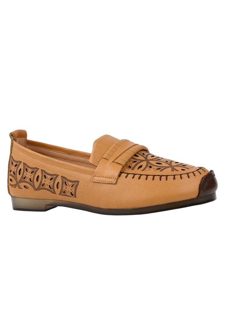 Pantofi casual - dama - 2QN03 galben - piele naturala - Galben