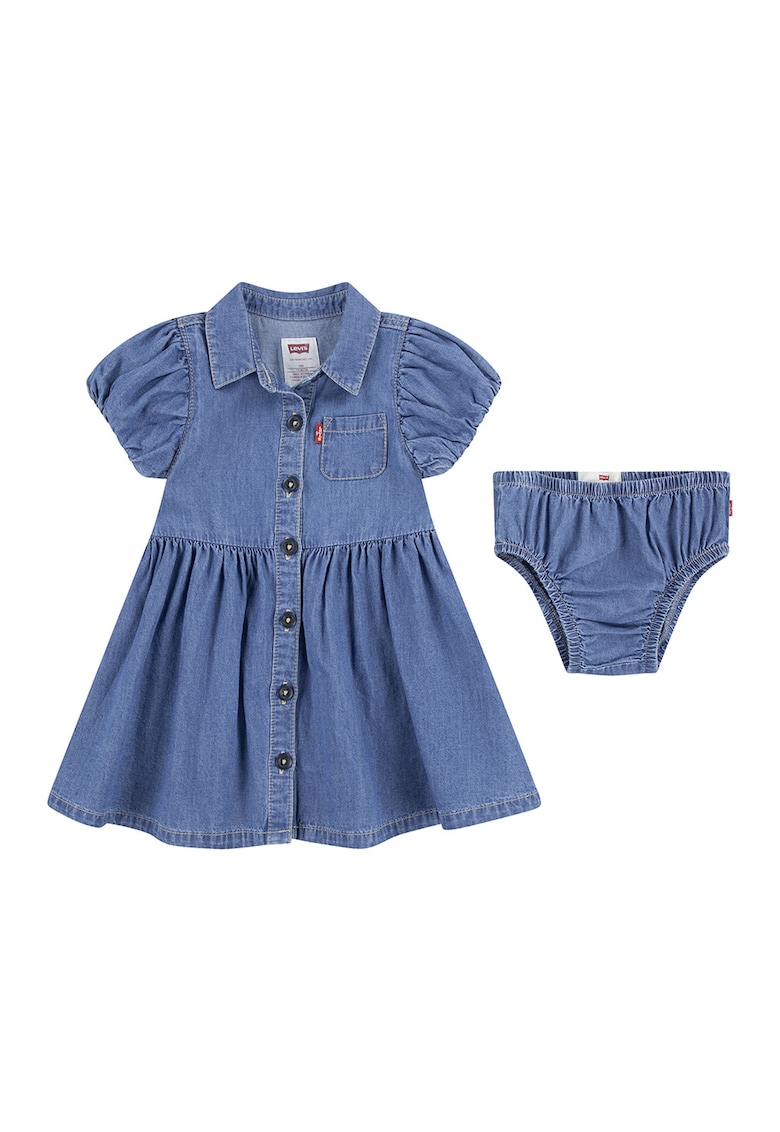 Set de rochie din denim si chiloti