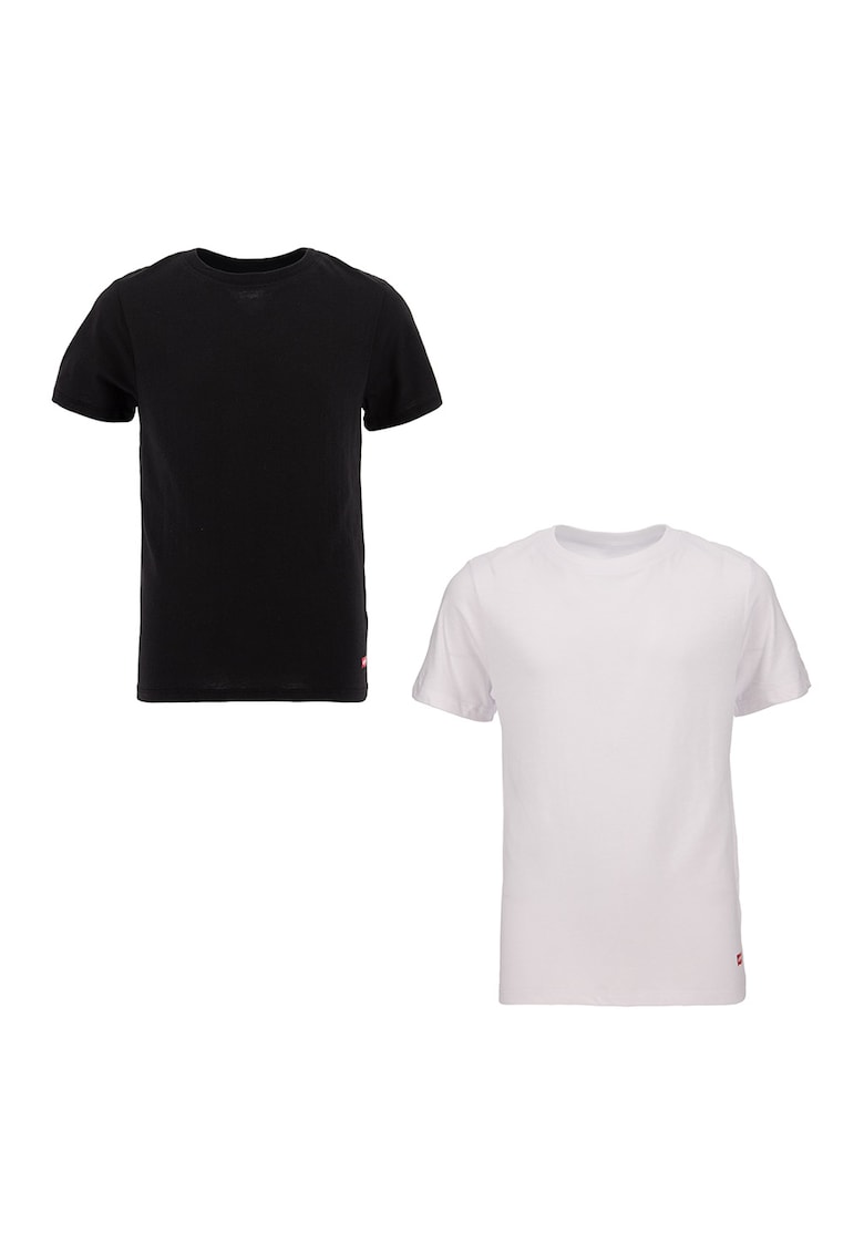 Set de tricouri cu decolteu la baza gatului - 2 piese