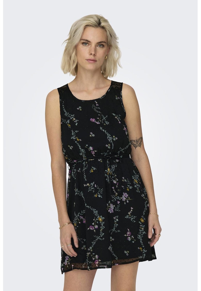 Rochie mini cu imprimeu floral