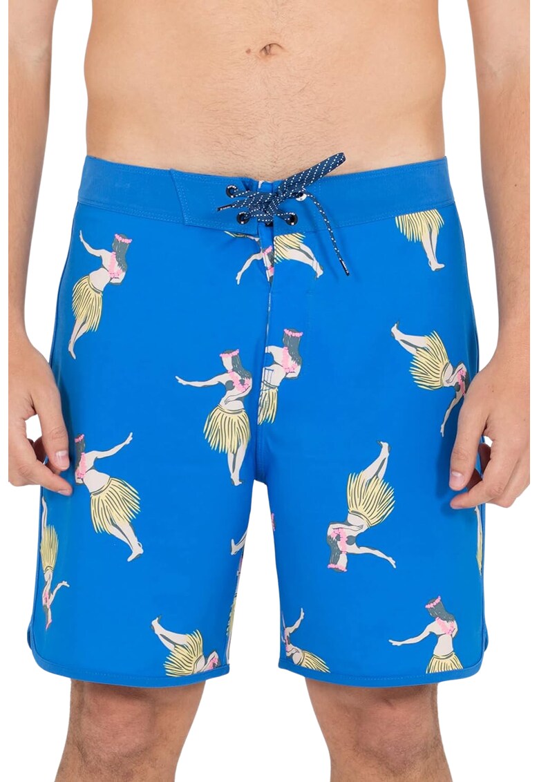 Pantaloni scurti pentru barbati - Poliester - Albastru - W31 Pantaloni scurti pentru barbati - Poliester - Albastru - W31