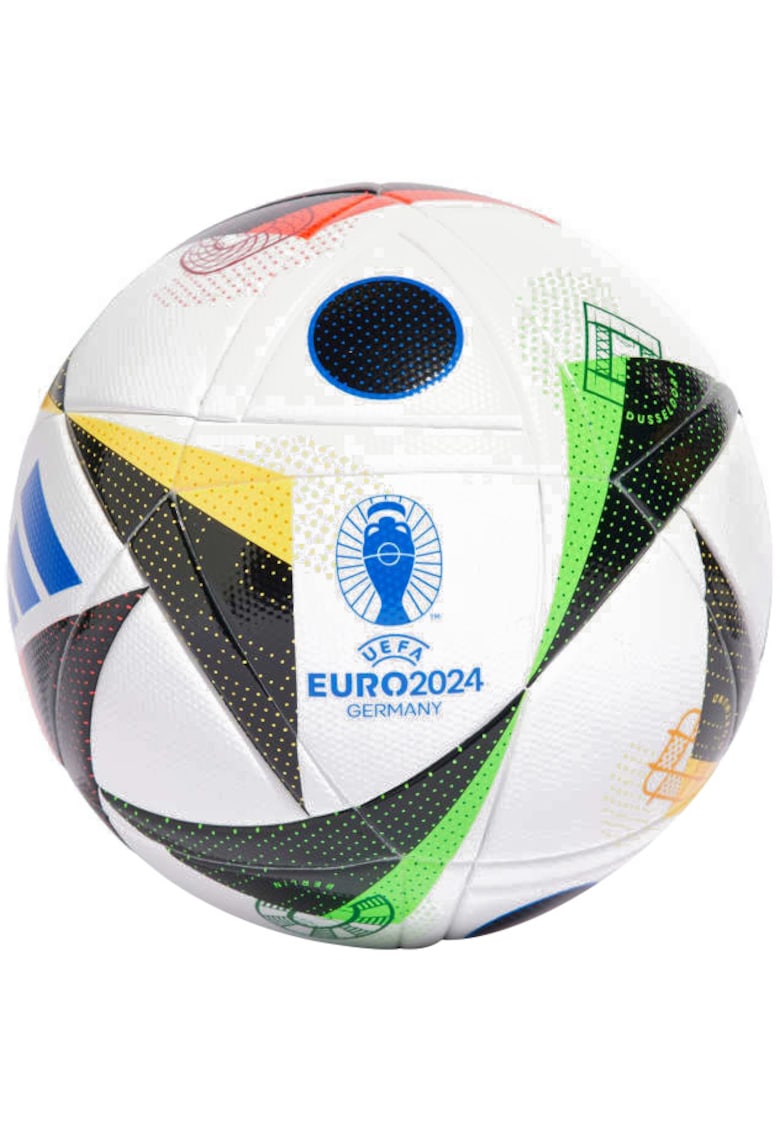 Minge fotbal Adidas EURO24 League Box - alb/negru